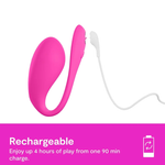 We-Vibe - Jive 2 Vibrador de Ovo Vestível Rosa Elétrico