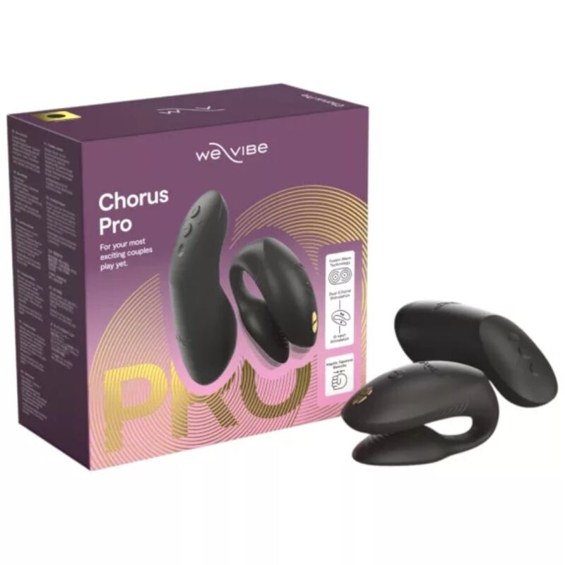 We-Vibe - Chorus Pro Premium Vibrador para Casais Preto Acetinado