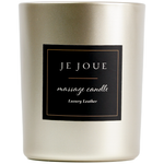 Je Joue - Luxury Leather Vela de Massagem com Óleo Quente Aroma de Couro 160 g