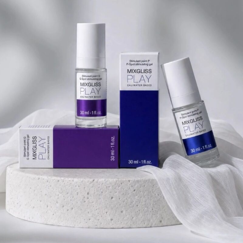 Mixgliss - Play Gel Estimulante do Ponto G com Efeito Quente-Frio sem Perfume 30 ml