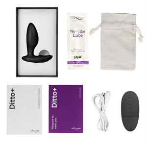 We-Vibe - Ditto+ Vibrador Anal Plug Preto