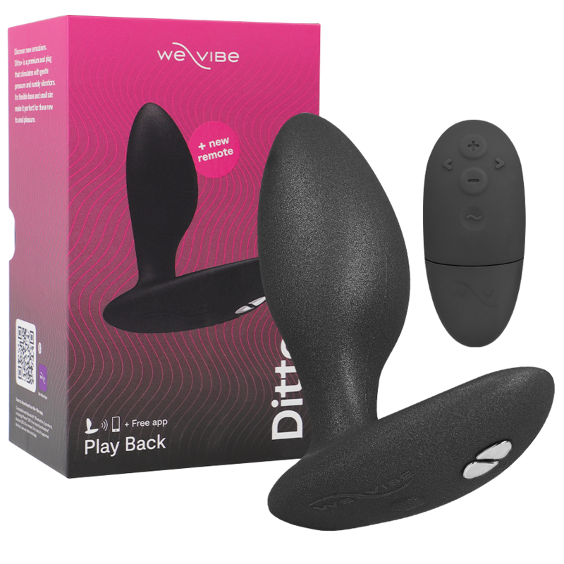We-Vibe - Ditto+ Vibrador Anal Plug Preto