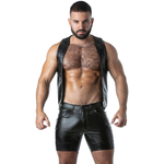 Locker Gear - Punch Hole Leatherette Colete Azul M
