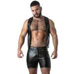 Locker Gear - Punch Hole Leatherette Colete Caqui L