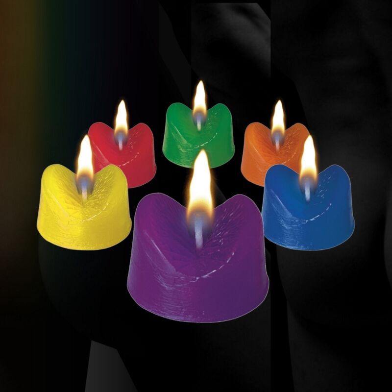 Spencer & Fleetwood - Blazing Booty Anus Candles Velas de Festa em Forma de Ânus