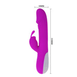 Vibrador Robert con Estimulador de Clítoris Pretty Love