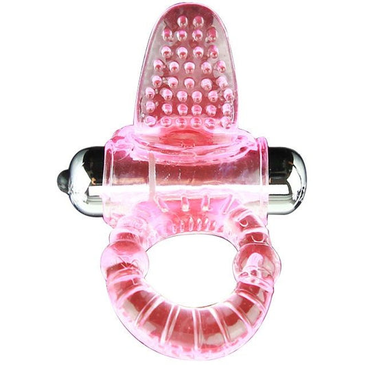 Baile Sweet Abs 10 Ritmos Anel Vibrador Rosa Anel Para O Pénis