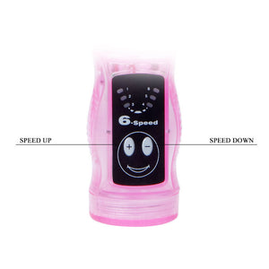 Baile - Vibrador Flexível com Estimulador Anal