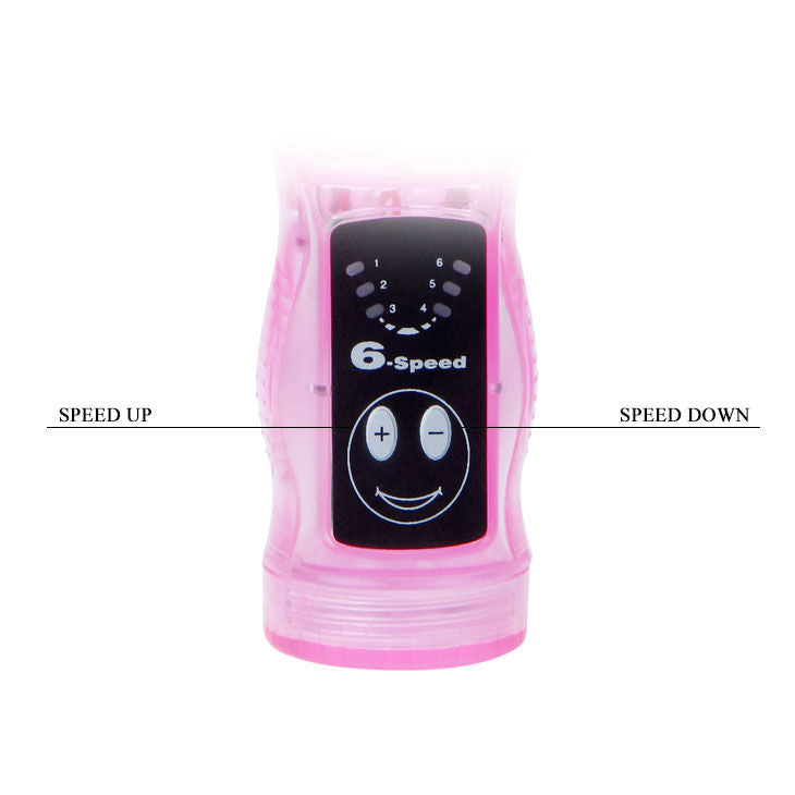 Baile - Vibrador Flexível com Estimulador Anal