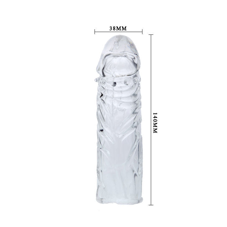 Baile Capa Para Pénis Silicone Transparente 13 cm