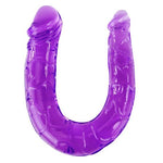 Baile Dildo Duplo Em Geléia Flexível Lils