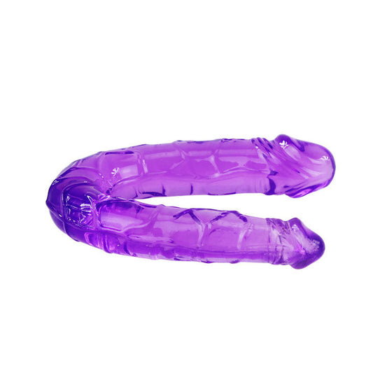 Baile Dildo Duplo Em Geléia Flexível Lils