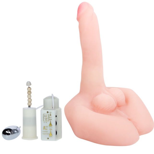 Vibrador Mr. Big Pene Realista y Masturbador de Huevos