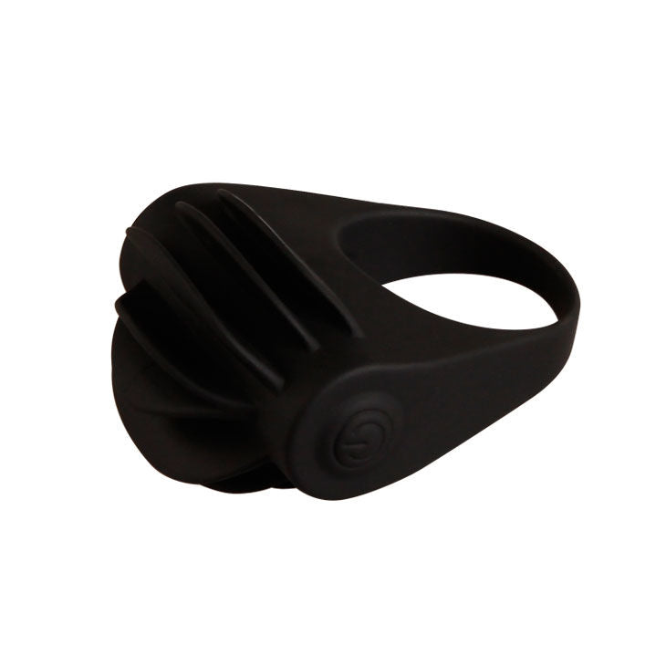 Pretty Love - Anillo Vibrador Negro Chester Negro