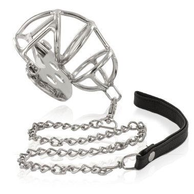 Metal Hard Anel de Castidade Com Ala