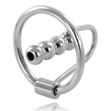 Metal Hard - Anel de Glndula com Plug Uretral 30mm