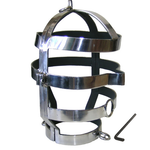 Máscara de Metal Duro con Collar de Acero