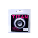 Baile Anillo Pene Titan Negro 2 cm