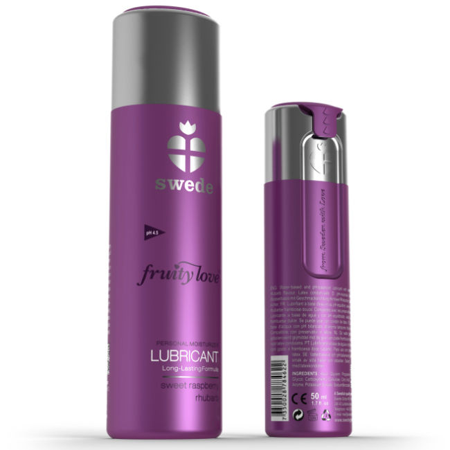 Swede - Lubricante Fruity Love Frambuesa Ruibarbo 100 ml