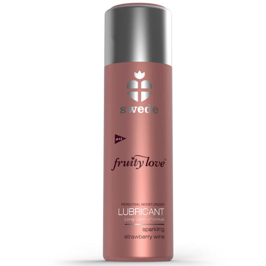 Swede - Fruity Love Lubrificante Espumante Morango Vinho 100 ml