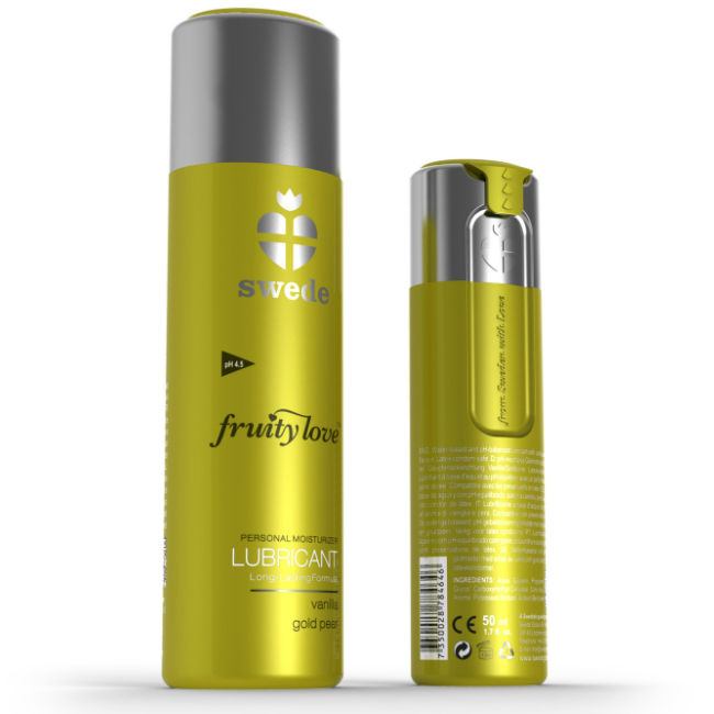 Swede - Fruity Love Lubricante Vainilla Pera Dorada 50 ml