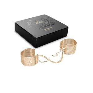 Bijoux - Désir Métallique Algemas de Malha de Metal Dourado
