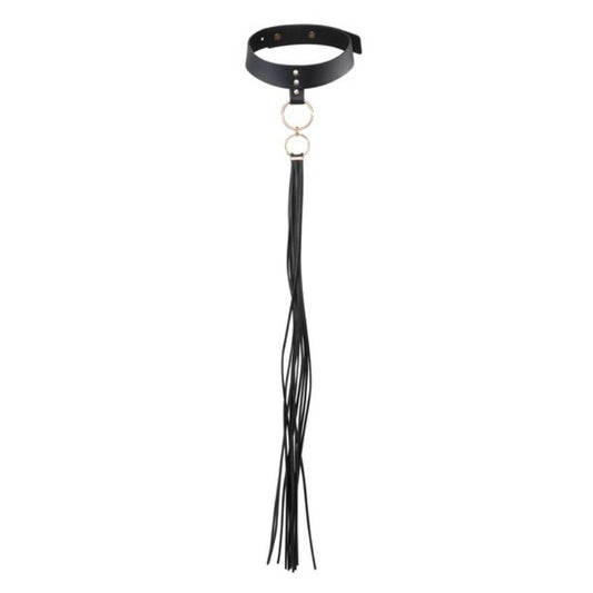 Bijoux Indiscrets Maze Tassel Choker Preto