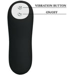 Pretty Love - Plug Anal de Silicona con Forma de Pene y 12 Modos de Vibración Negro