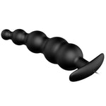Pretty Love -Plug Anal Estimulao Extra de Silicone e 12 Modos de Vibrao Preto