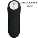 Pretty Love -Plug Anal Estimulao Extra de Silicone e 12 Modos de Vibrao Preto
