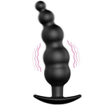 Pretty Love -Plug Anal Estimulao Extra de Silicone e 12 Modos de Vibrao Preto