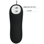 Pretty Love -Plug Anal Ncora Forma Silicone 12 Modos de Vibrao Preto