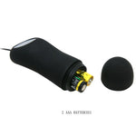 Pretty Love -Plug Anal de Silicone 12 Modos de Vibrao Preto