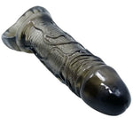 Baile Bainha de Extensão de Pénis Com Ala Para Testículos 11.5 cm