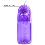 Juguete sexual vibratorio con forma de mariposa para estimulación del clítoris, color lila