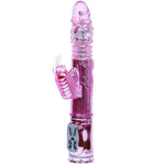Baile Vibrador Recarregvel Com Rotao e Estimulador de Borboleta Pulsante