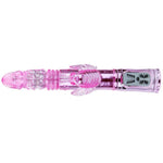 Baile Vibrador Recarregvel Com Rotao e Estimulador de Borboleta Pulsante