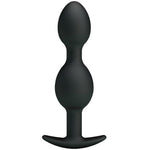 Pretty Love - Bolas Anales de Silicona 12.5 cm Negras