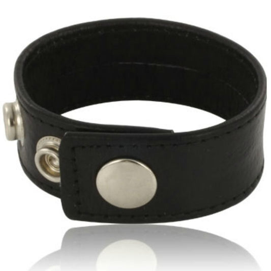 Leather Body - Cinta de Pénis Ajustvel Em Couro Preto