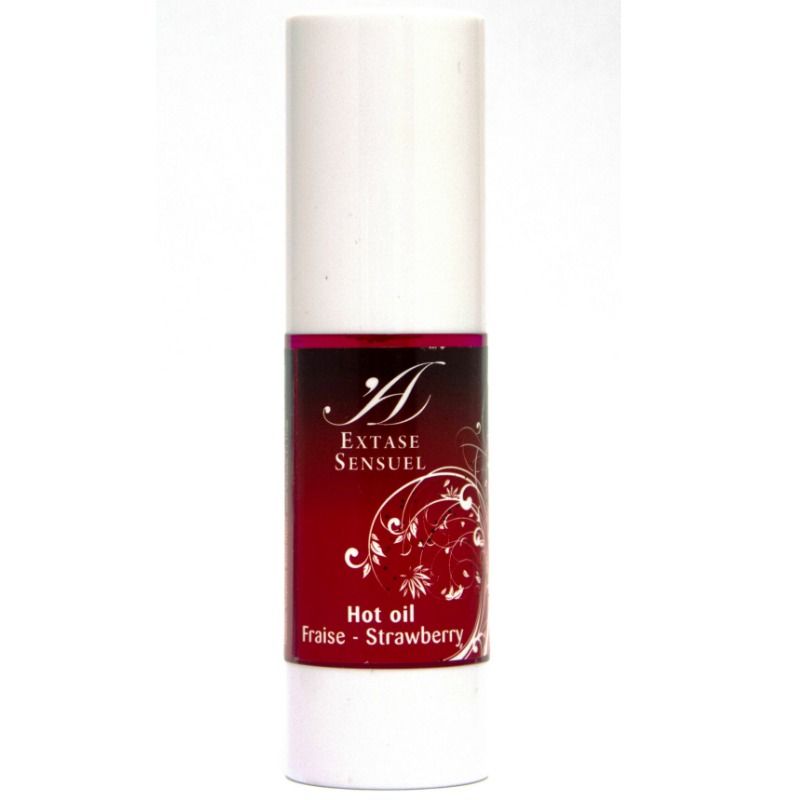 Extase Sensual - Óleo Estimulante de Calor de Morango 30 ml