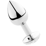 Secretplay -Plug Anal Alumínio Transparente 7cm
