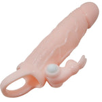 Baile Funda para pene Brave Man Con conejo y carne de motor doble 16.5 Cm