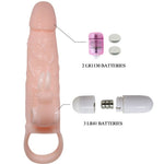Baile Funda para pene Brave Man Con conejo y carne de motor doble 16.5 Cm