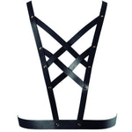 Bijoux Indiscrets Maze Arnês Cruzado Com Decote - Preto