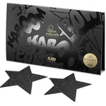 Bijoux - Indiscrets Black Star Flash Cubrepezones