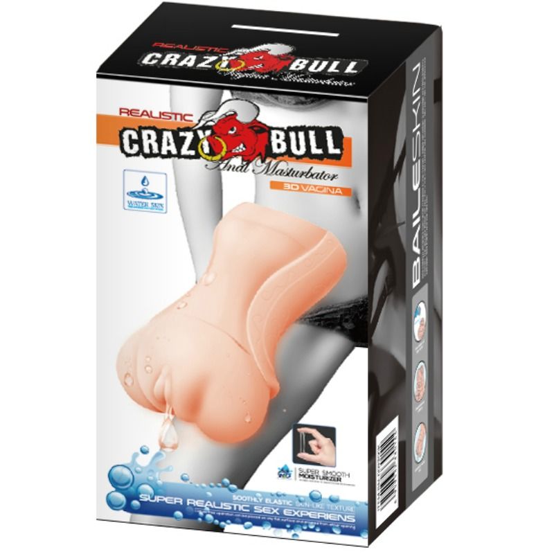 Crazy Bull - Masturbador de Vagina Pele de Água