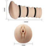 Crazy Bull - Masturbador con Anillos Vagina Modelo 2