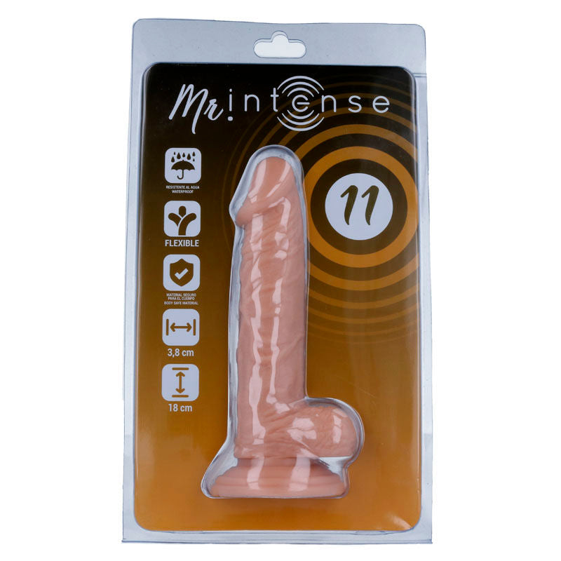 Mr Intense 11 Realistic Penis 18 Cm -o- 3.8 Cm