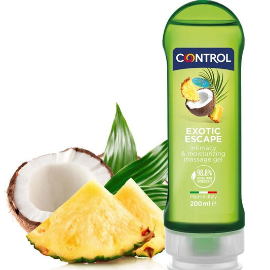 Control 2 em 1 Massagem & Prazer Exótico 200 ml