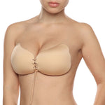 Bye-bra Lace-it Aprimoramento Push-up Beige Copo C
